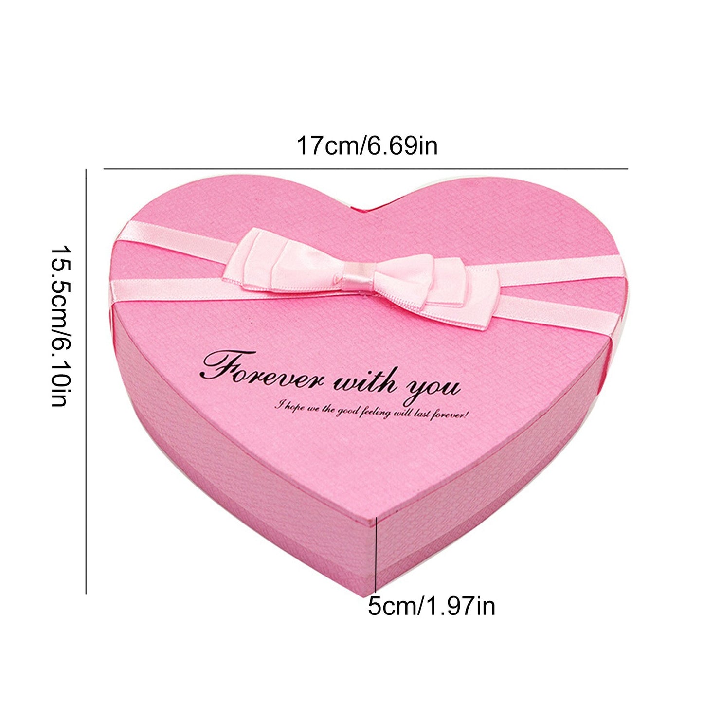 10 Heart-shape Soap Flower Gift Box Scented Rose Petals