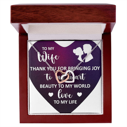 Interlocking Hearts necklace